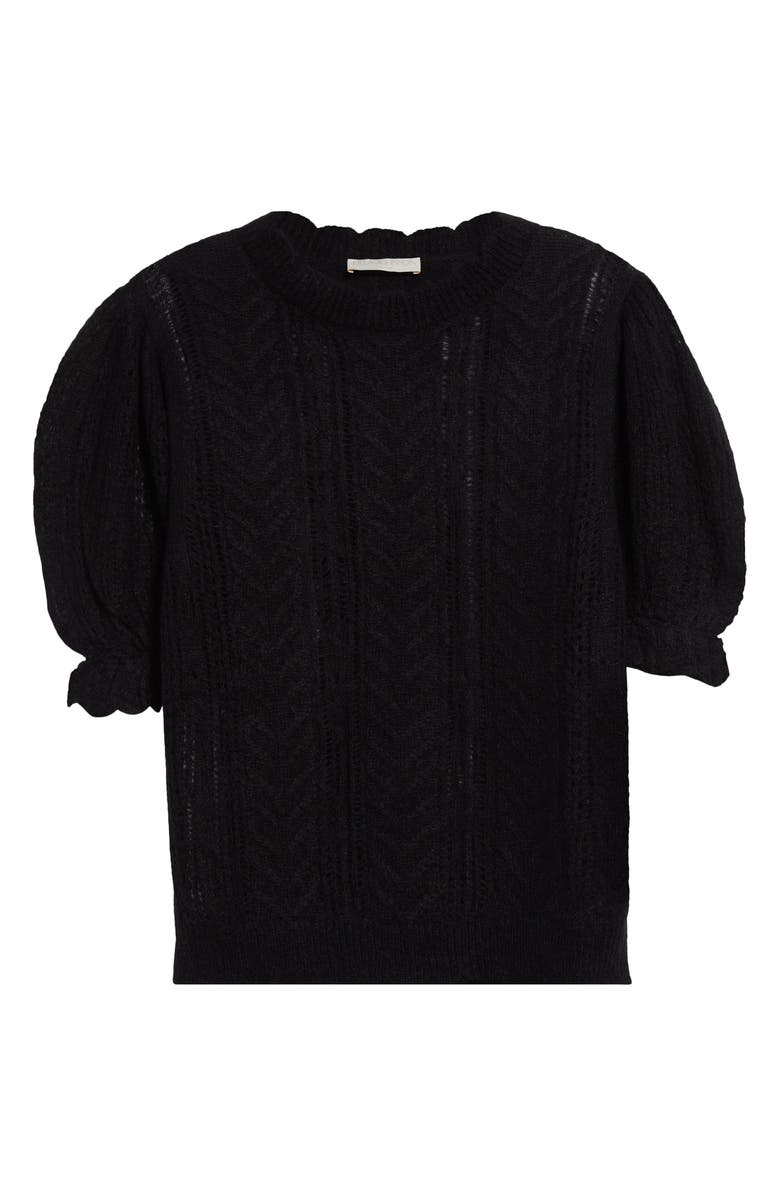 Ulla Johnson Mavis Mixed Stitch Alpaca Blend Sweater, Alternate, color,