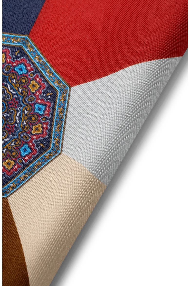 Vincent De Paul Multi Colored Paisley Pocket Square, Alternate, color, BLUE MULTI