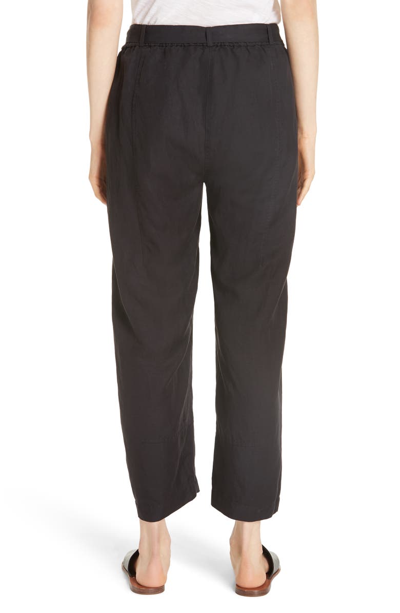 Eileen Fisher Lantern Twill Ankle Pants, Alternate, color, 