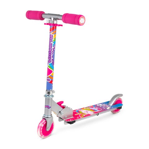 Flashing Scooter Unicorn Sparkles Lightup Wheels