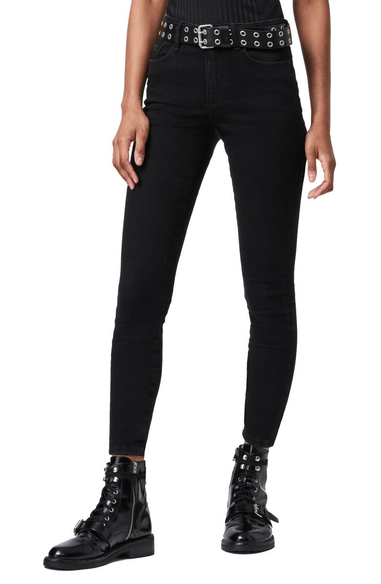 AllSaints Miller Size Me Skinny Jeans, Main, color, 