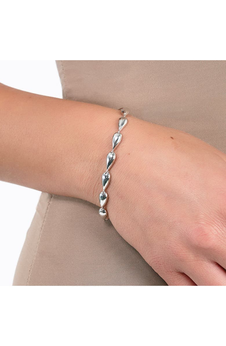 Lucy Quartermaine Tear Drop Full Bracelet, Alternate, color, Sterling Silver