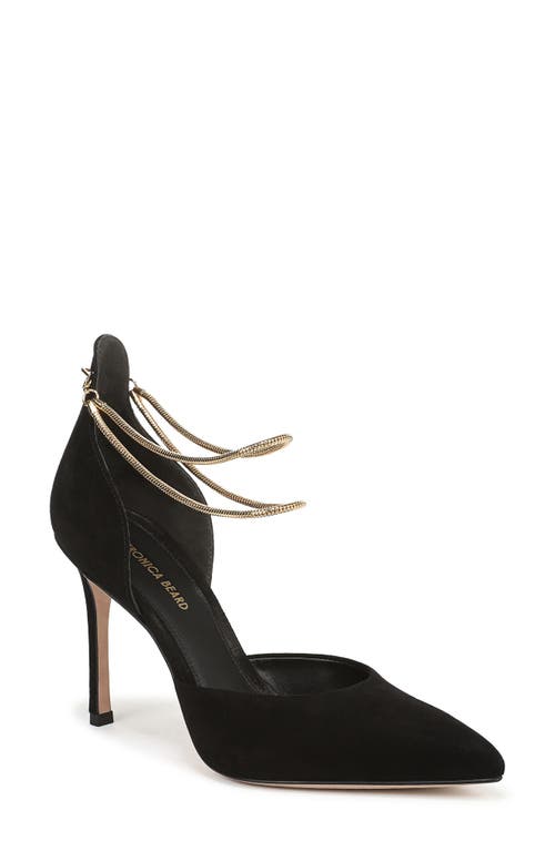 Veronica Beard Leandra Ankle Strap Pump In Black