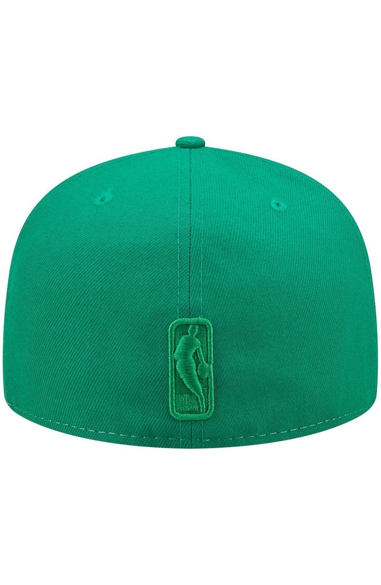 New Era Men's New Era Cream/Kelly Green Boston Celtics Cork Two-Tone 59FIFTY Fitted Hat, Alternate, color, 