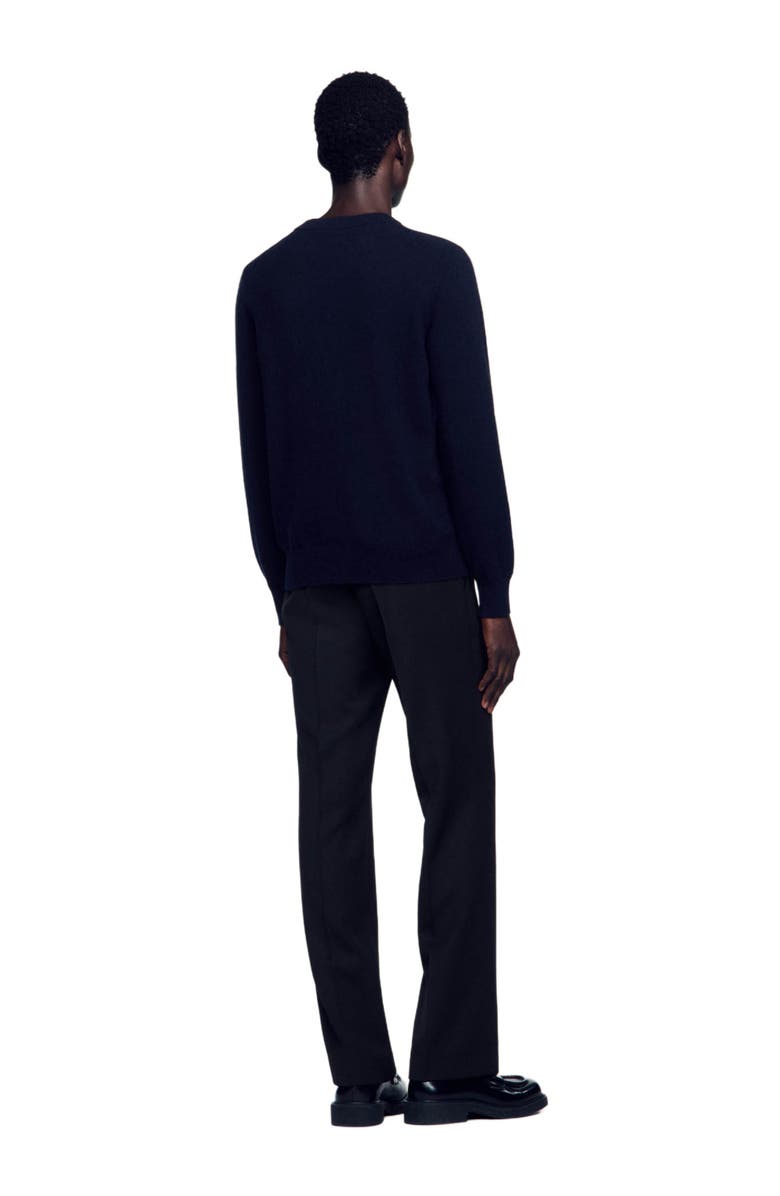 SANDRO Cashmere sweater, Alternate, color, Dark Navy