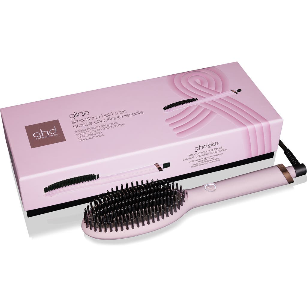 Ghd Glide Smoothing Hot Brush In Pink