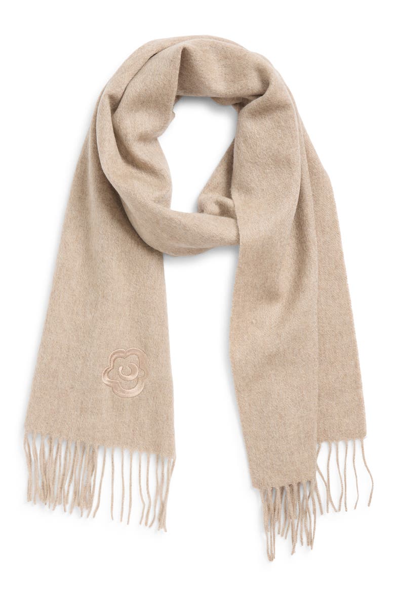 Lost in Warmth Cashmere Scarf, Main, color, LIGHT BROWN