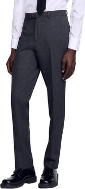 SANDRO Wool suit trousers