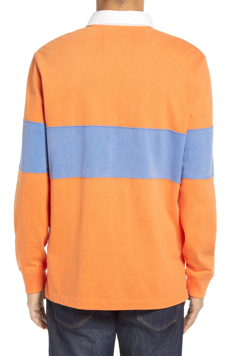 Polo Ralph Lauren Stripe Long Sleeve Cotton Polo, Alternate, color,