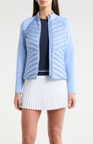 G/FORE Hybrid Quilted V-Down Golf Jacket