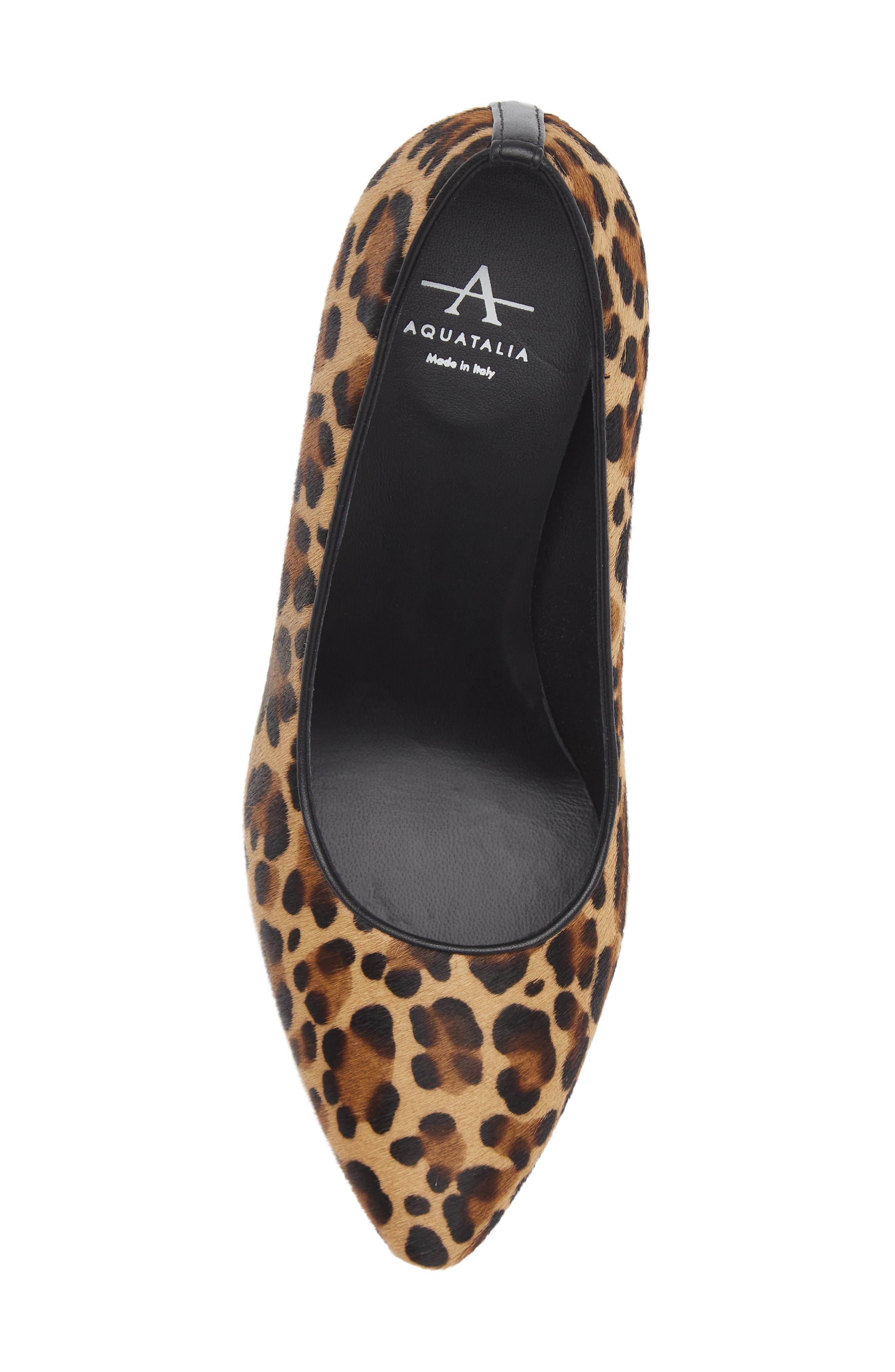 Aquatalia Peony Weatherproof Pump, Alternate, color, Leopard Haircalf