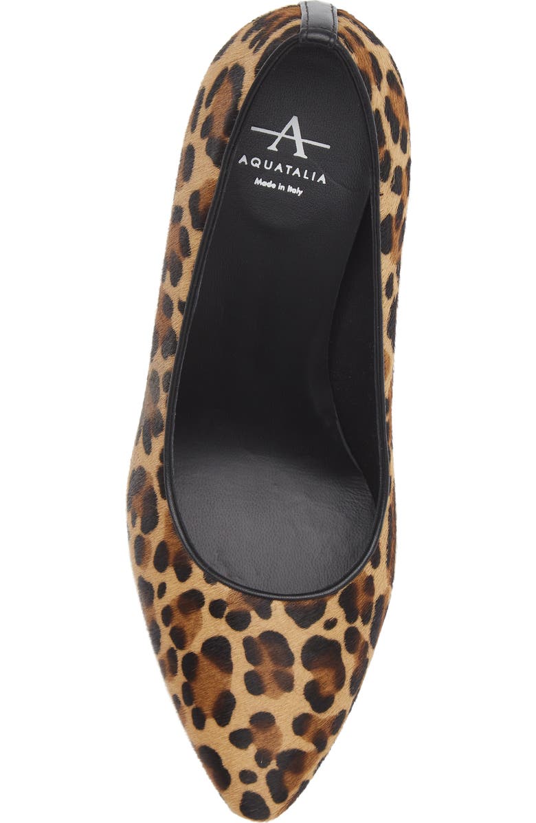 Aquatalia Peony Weatherproof Pump, Alternate, color, Leopard Haircalf