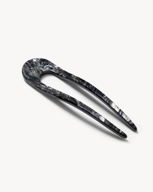 Machete French Hair Pin In Gray