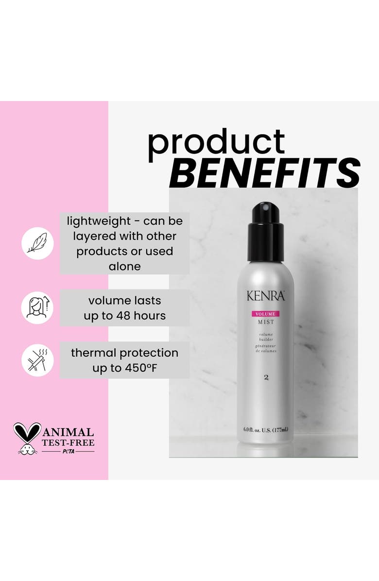KENRA Platinum #2 Volume Mist 6 oz, Alternate, color, N/A