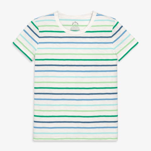 Adult Multi Stripe Classic Tee (Women's Fit)