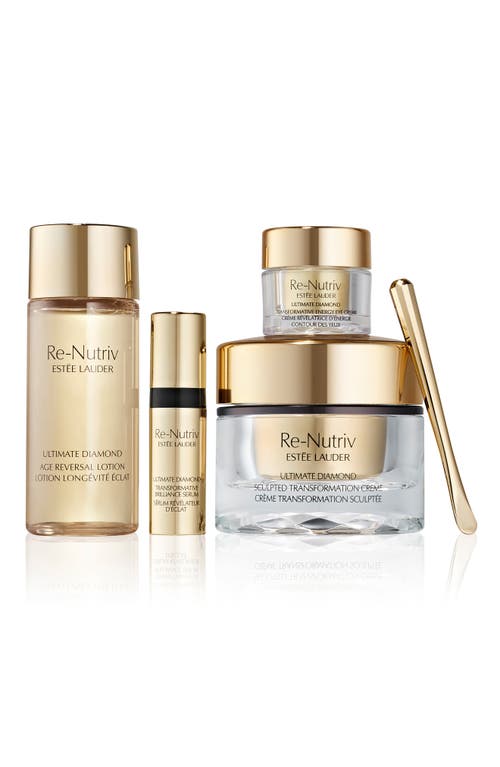 Estée Lauder Re-nutriv Diamond Core Moisturizer Set $685 Value In Transparent