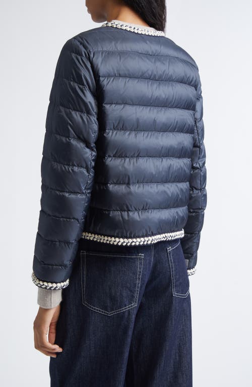 Max Mara The Cube Quilted Puffer Jacket In Blue