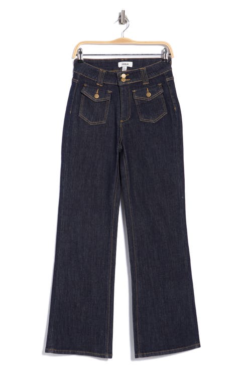 Patch Pocket Bootcut Jeans
