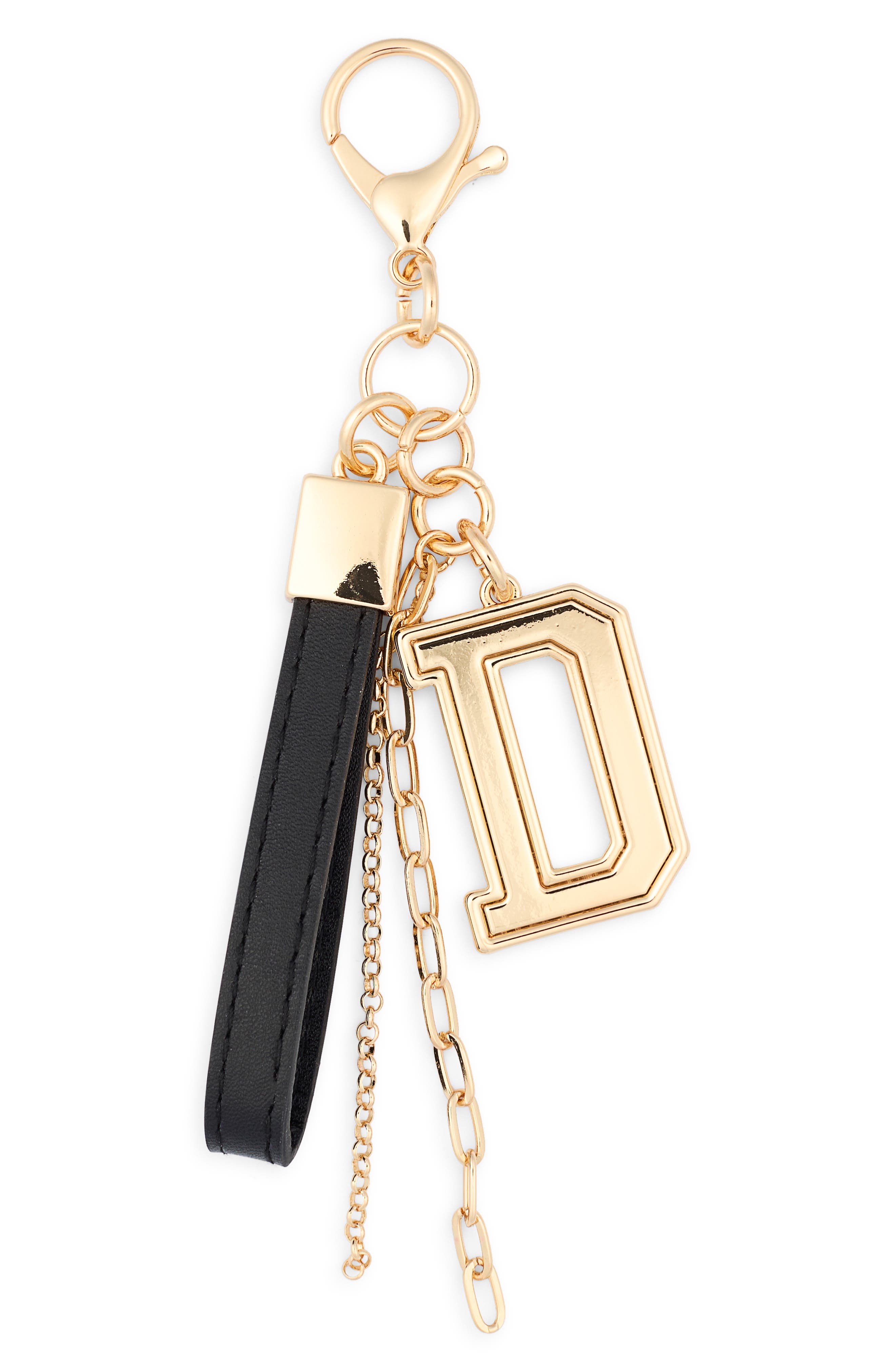 Varsity Initial Bag Charm