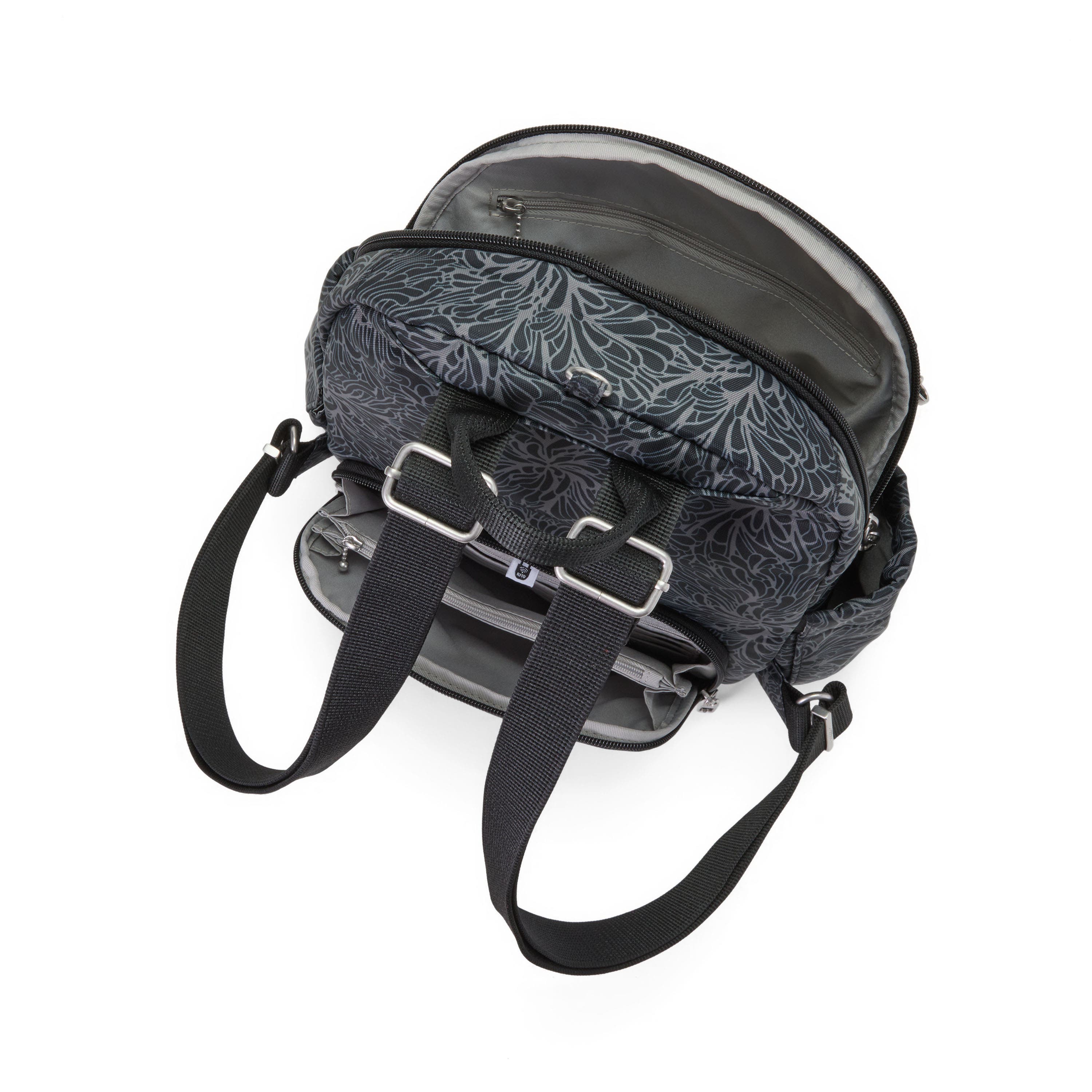 Securtex Journey Anti-Theft Backpack, Alternate, color, Midnight Blossom Print