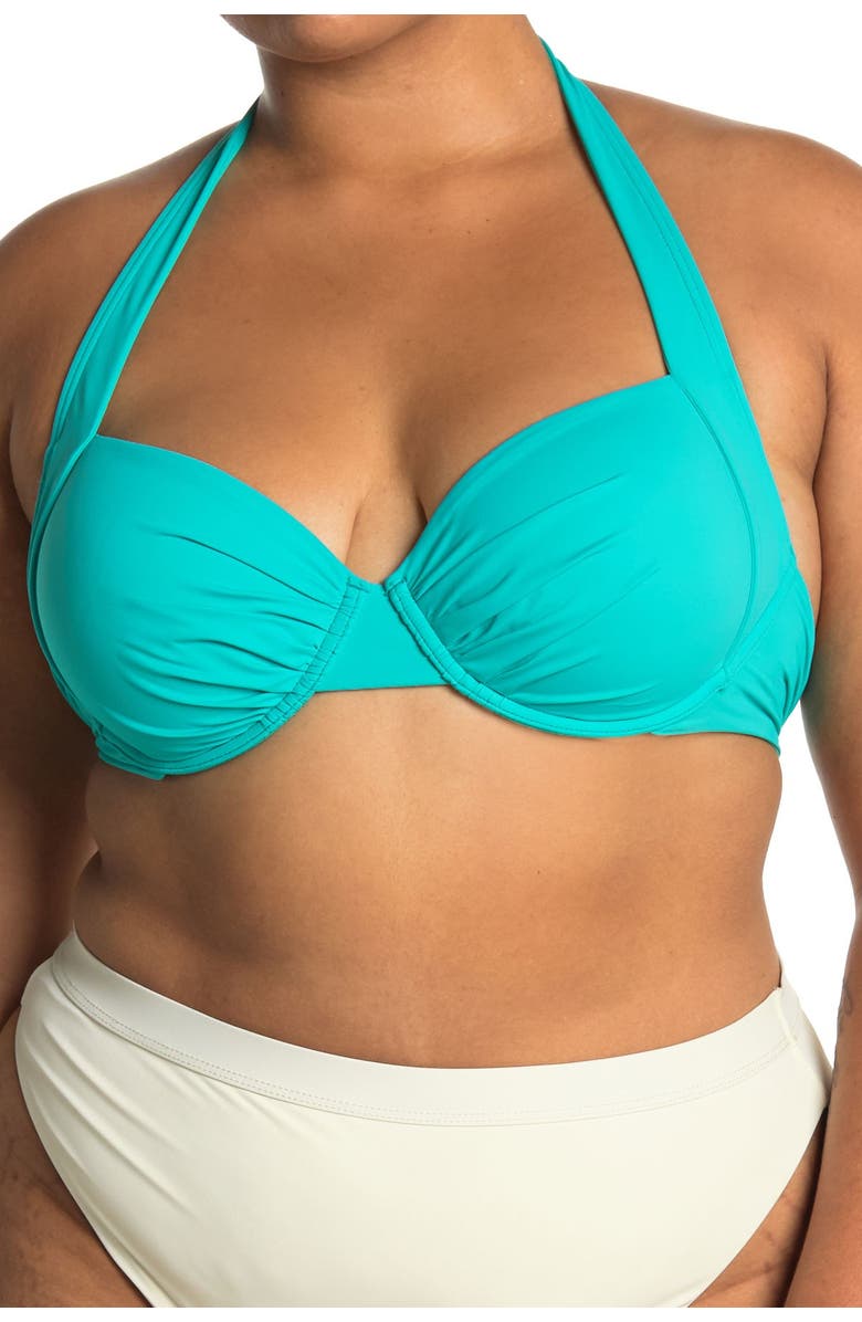 Tommy Bahama Underwire Halter Bikini Top, Main, color,