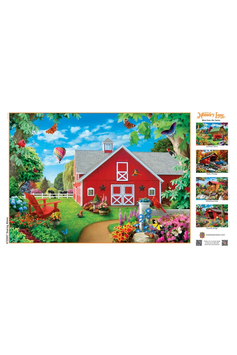 Soaring Above 1000 Piece Jigsaw Puzzle, Alternate, color, Multicolor