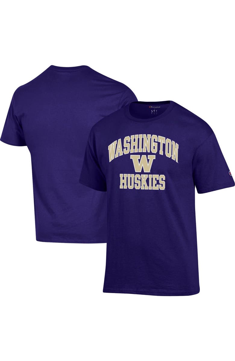 Champion Men's Champion Purple Washington Huskies High Motor T-Shirt, Main, color, 