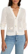 NIC+ZOE Sequin Glow Open Stitch Cardigan