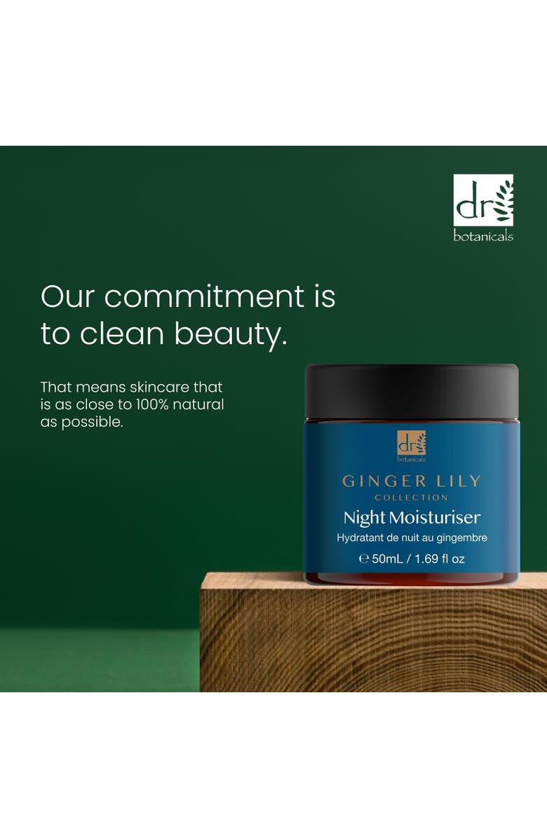DR BOTANICALS Gingerlily Night Moisturiser 50ml, Alternate, color, White