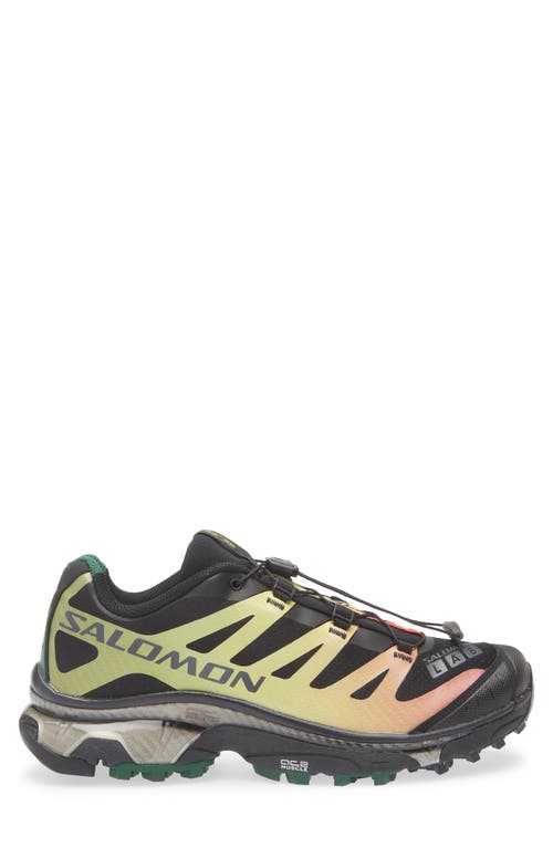 Salomon Round-toe Sneakers With Signature Logo In Black