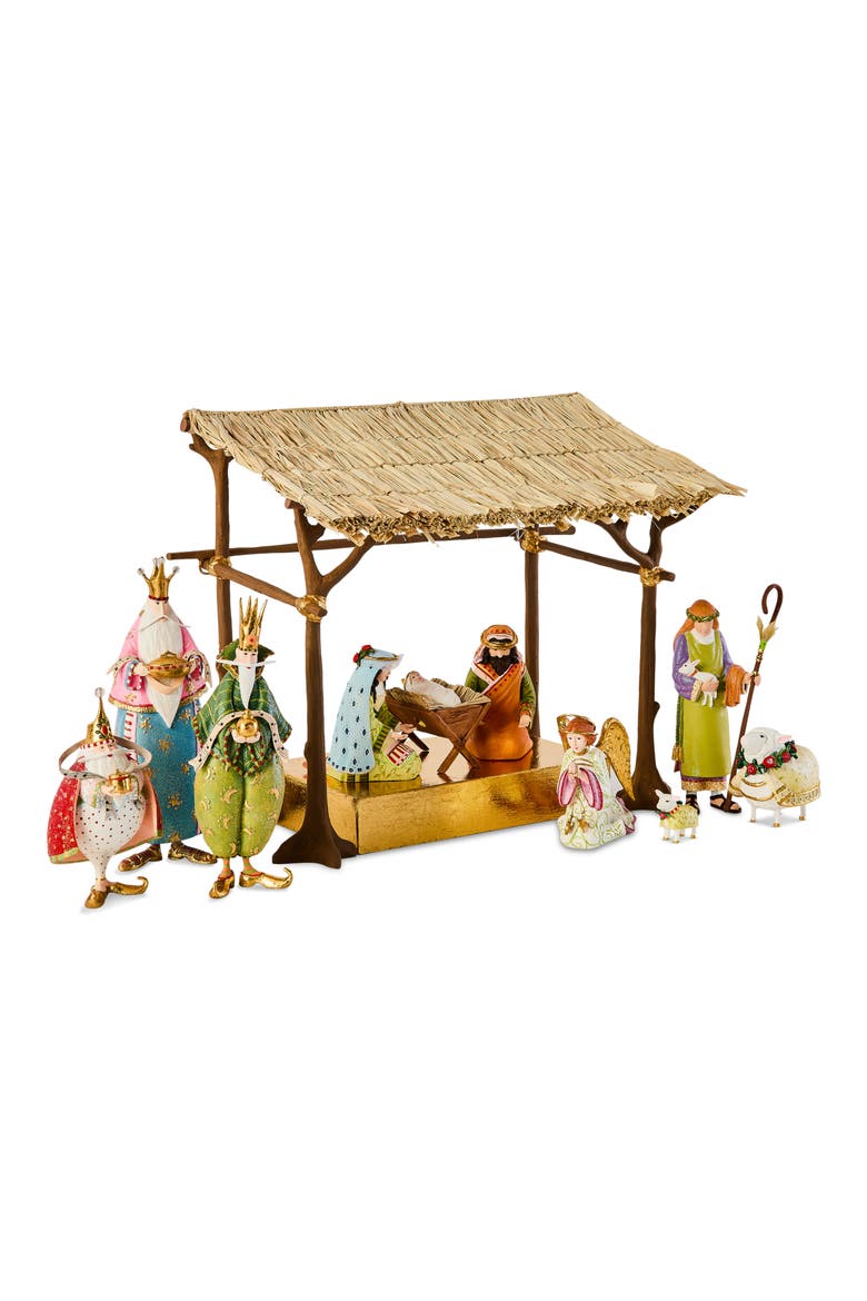 Patience Brewster 10-Piece Nativity Set, Alternate, color, MULTI