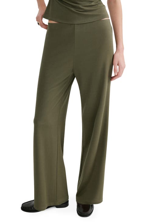 Pull-On Straight Leg Pants