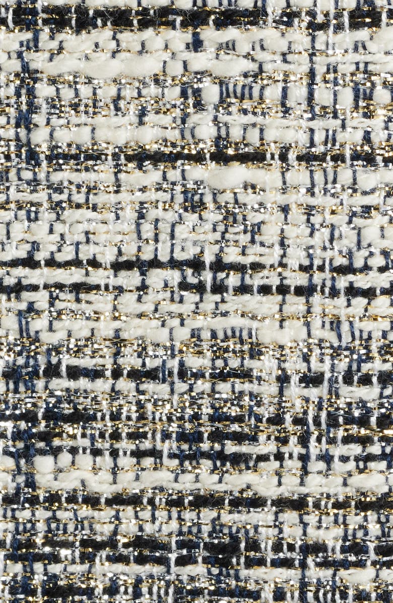KOBI HALPERIN Metallic Tweed Minidress, Alternate, color, Ivory Multi