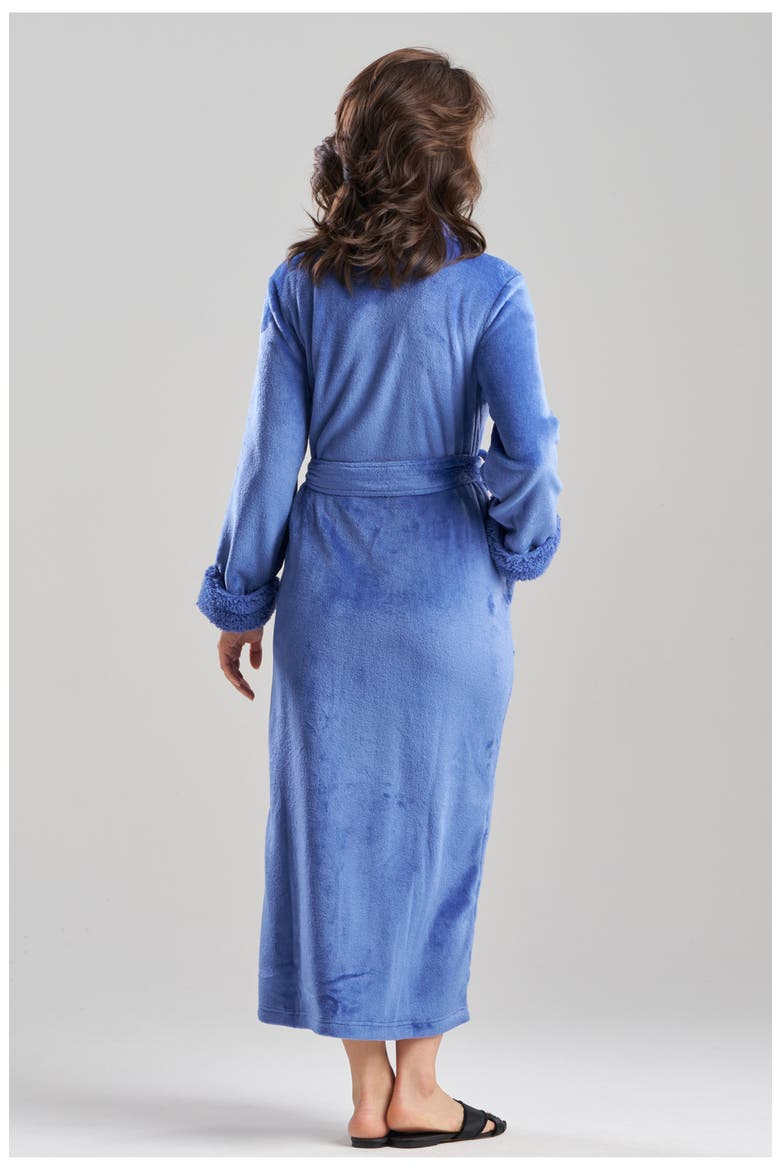 Plush Robe, Alternate, color, BLUEFROST