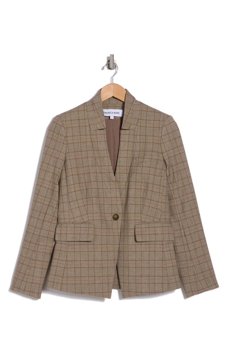 Veronica Beard Plaid Dickey Jacket, Alternate, color,