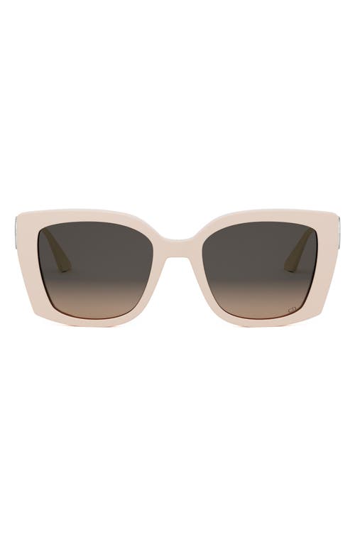 Dior 30montaigne S13i 53mm Square Sunglasses In Brown