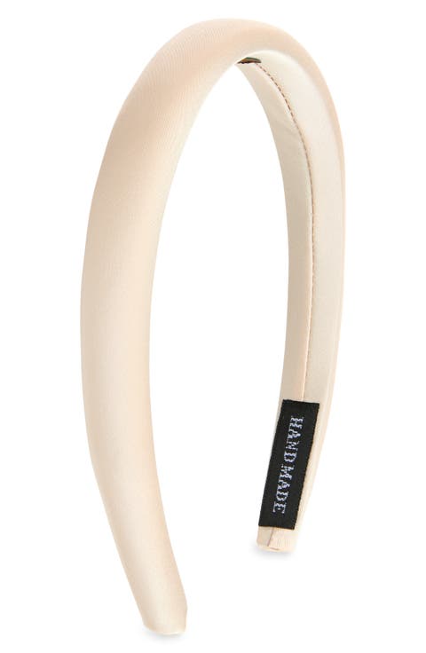 Skinny Padded Satin Headband