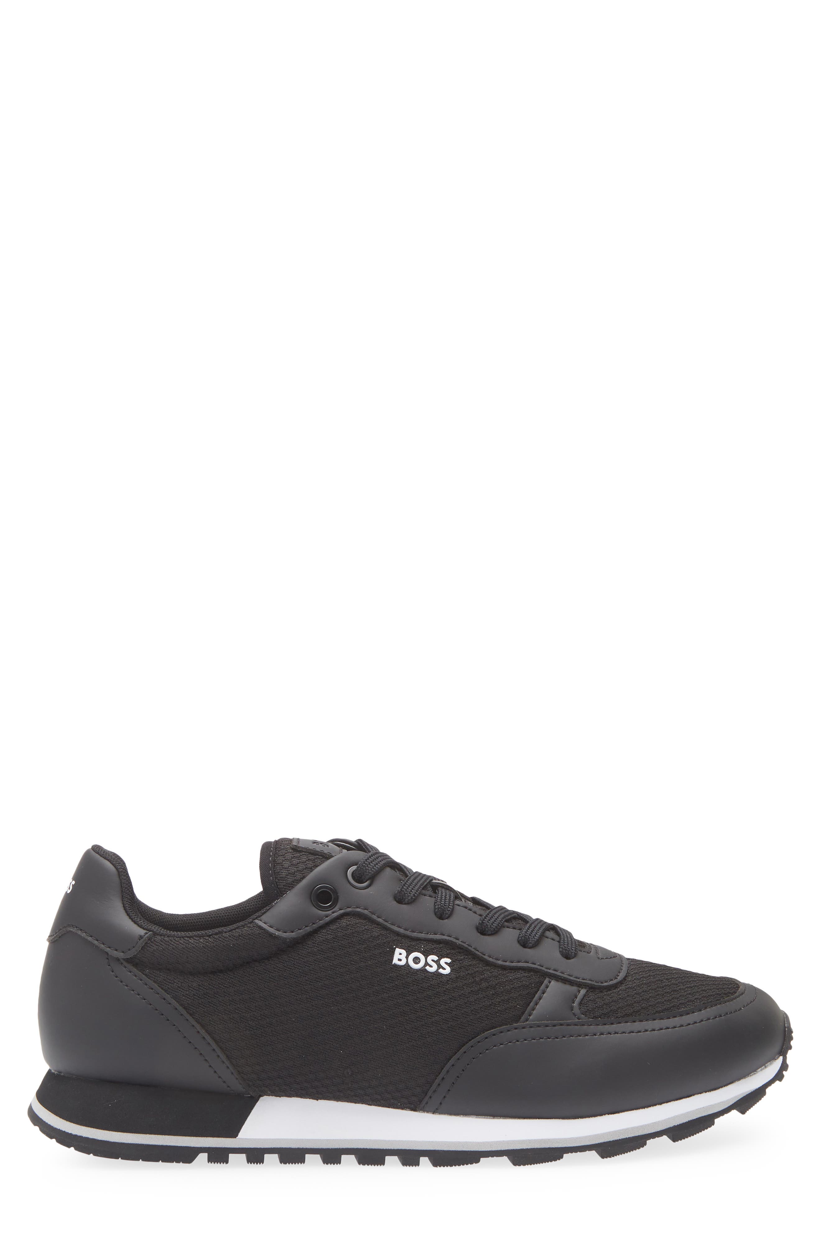 BOSS Parkour Runn Sneaker, Alternate, color, Black