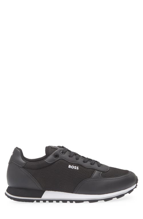 Hugo Boss Boss Parkour Runn Sneaker In Black