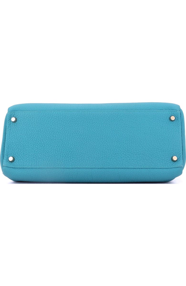 Pre-Owned Hermes Kelly Handbag Blue Togo with Gold Hardware 35, Alternate, color, Turquoise