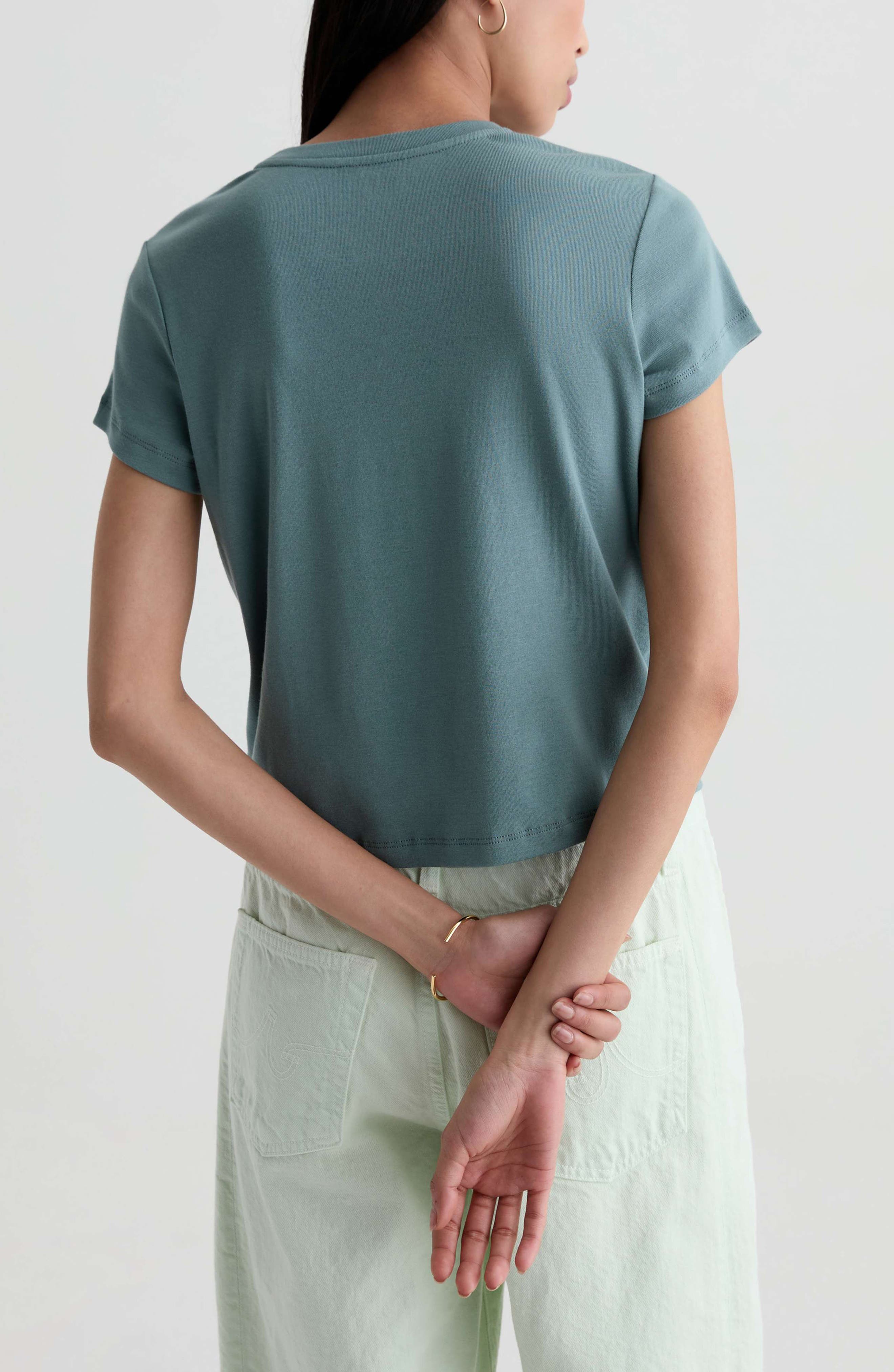 Женские AG Sadie Crop T-Shirt — фото 2