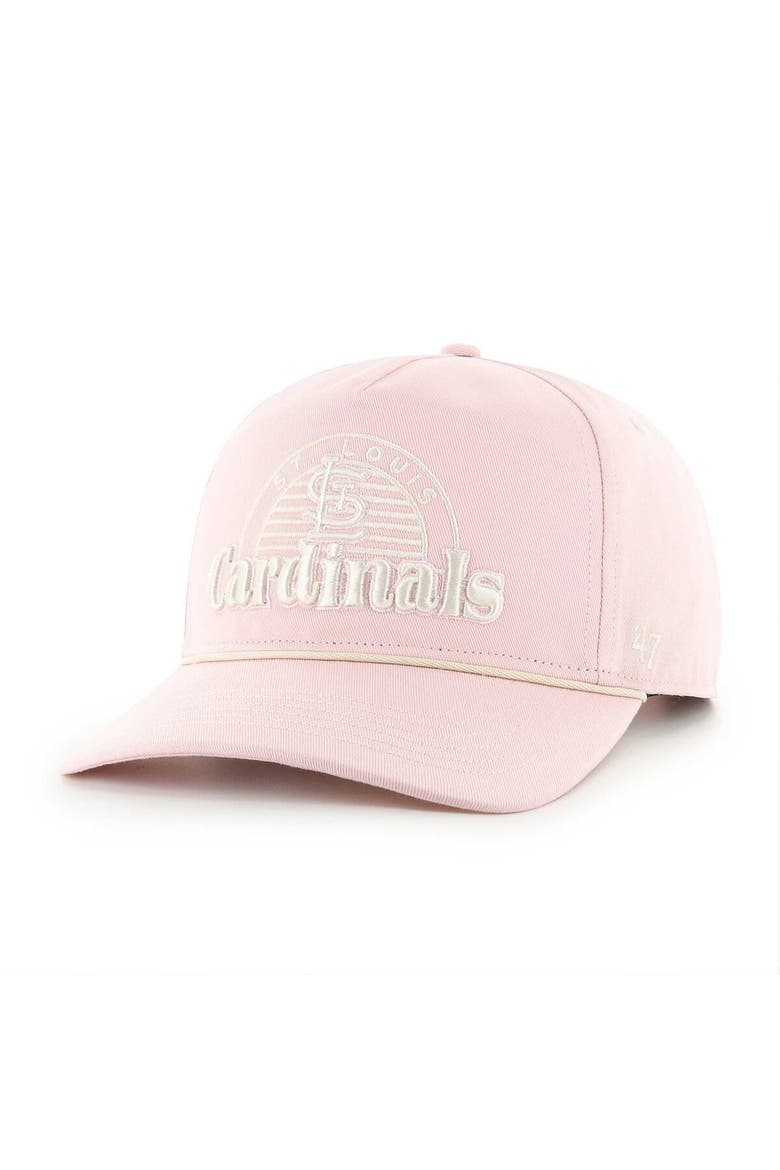 Men's '47 Pink St. Louis Cardinals Wander Hitch Adjustable Hat, Main, color, Pink