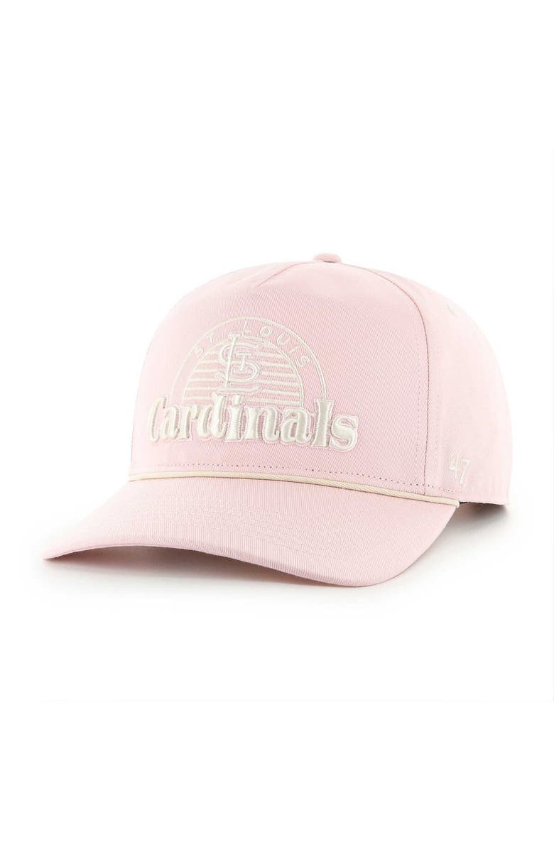 '47 Men's '47 Pink St. Louis Cardinals Wander Hitch Adjustable Hat, Main, color, Pink