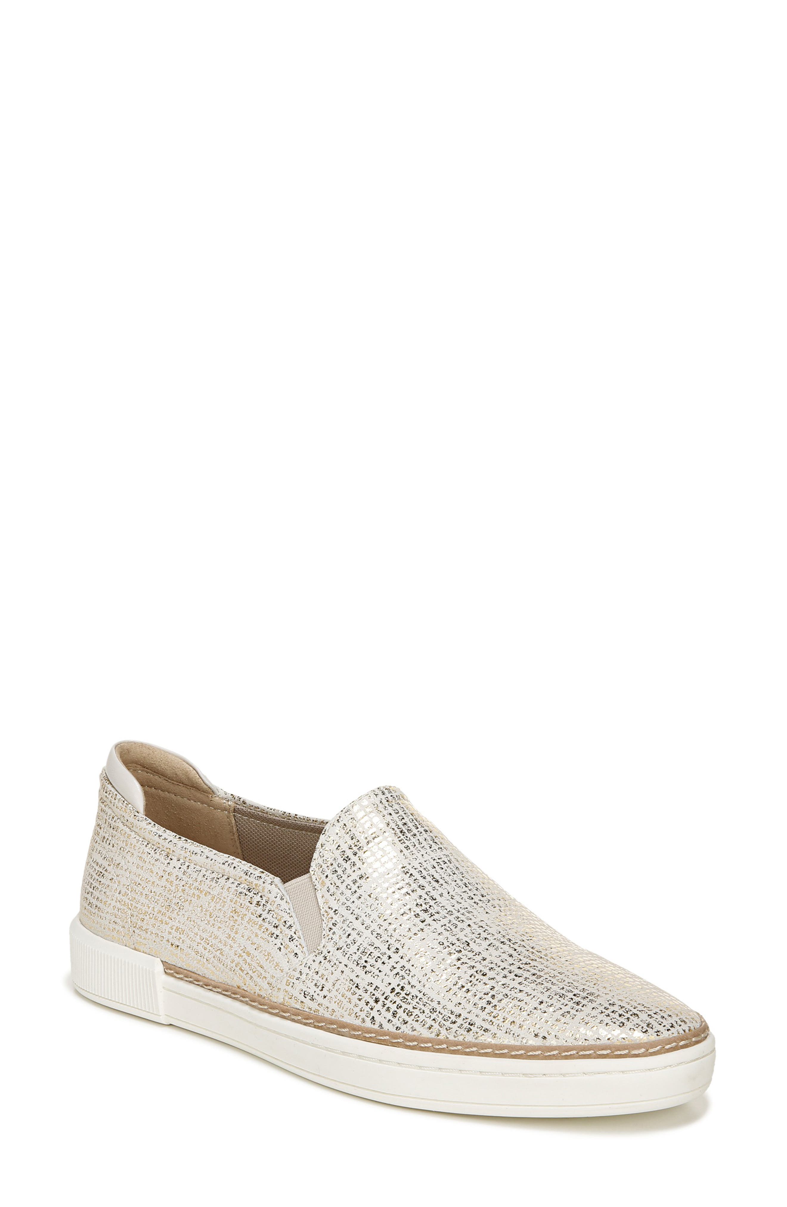 Jade Slip-On Sneaker, Main, color, GOLD LEATHER