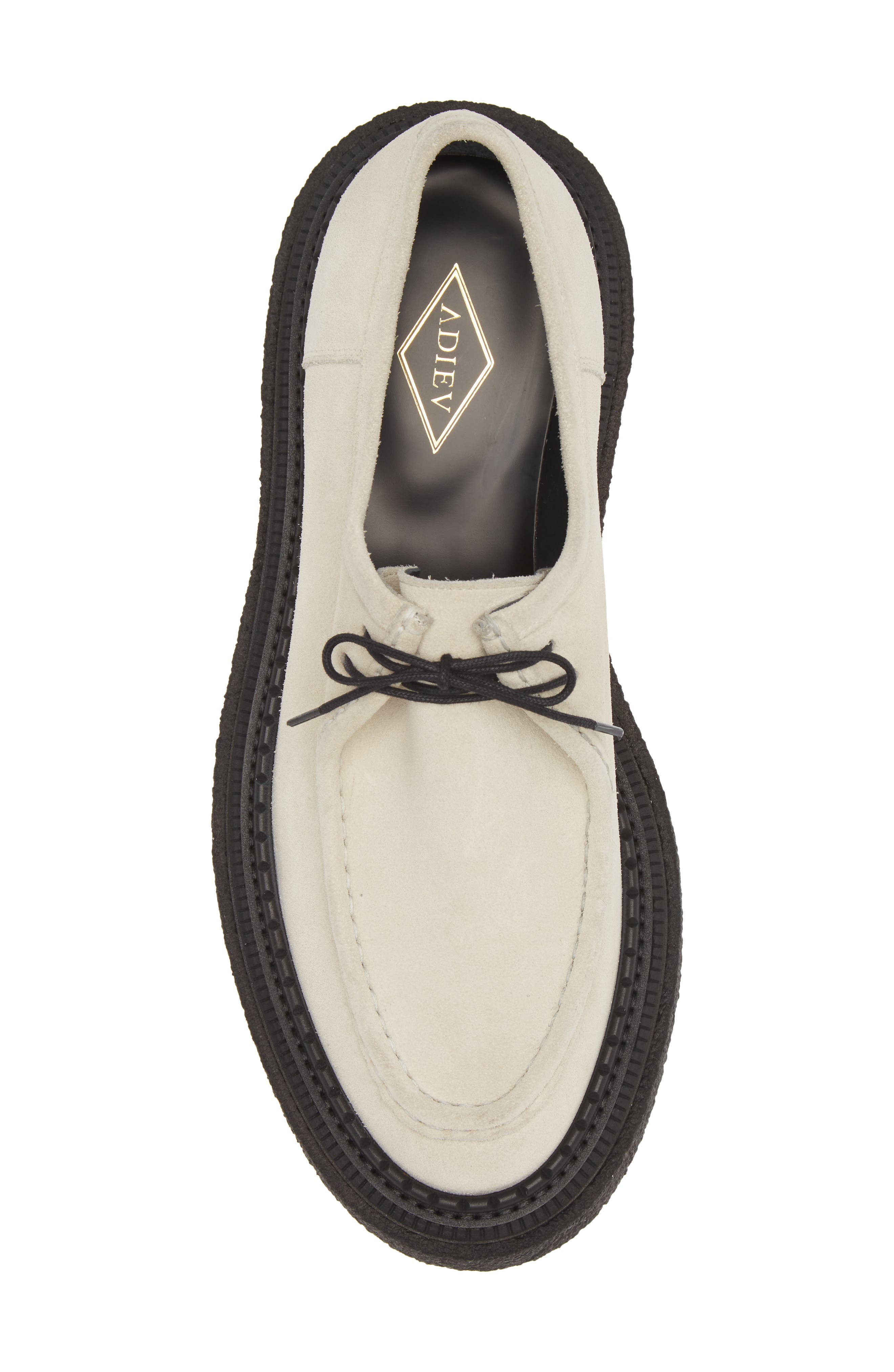 Wallabe Platform Boat Shoe, Alternate, color, IVORY CREAM