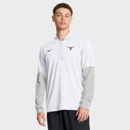 Nike Men's Nike White Texas Longhorns One Goal Performance Half-Zip Pullover