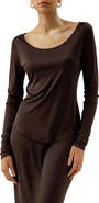 Lilysilk Women's Scoop-Neck Pure Silk Slim Fit Top