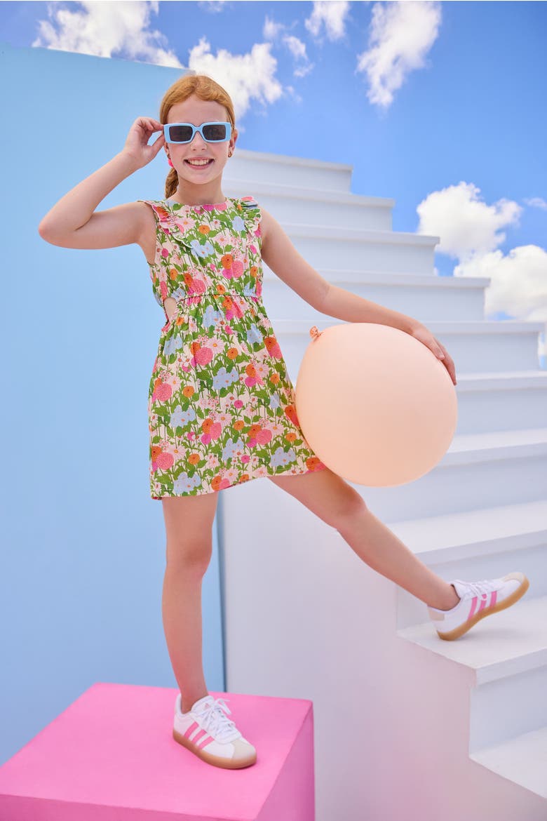 Kids' Cutout Dress, Alternate, color, Longmeadow Floral