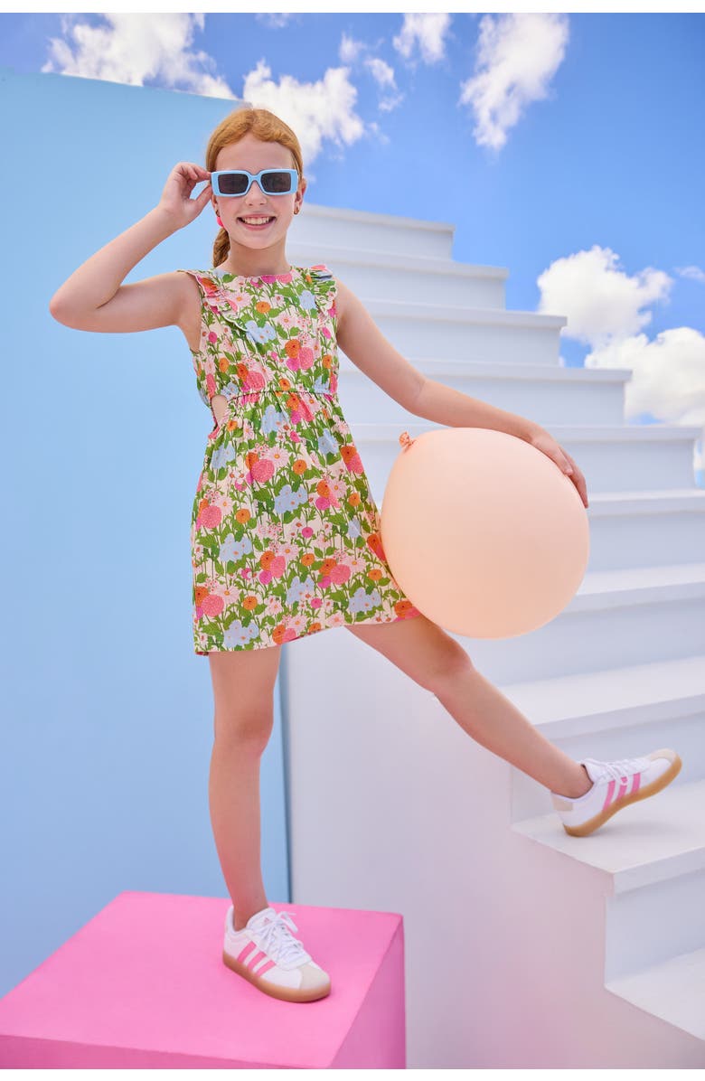 BISBY Kids' Cutout Dress, Alternate, color, Longmeadow Floral
