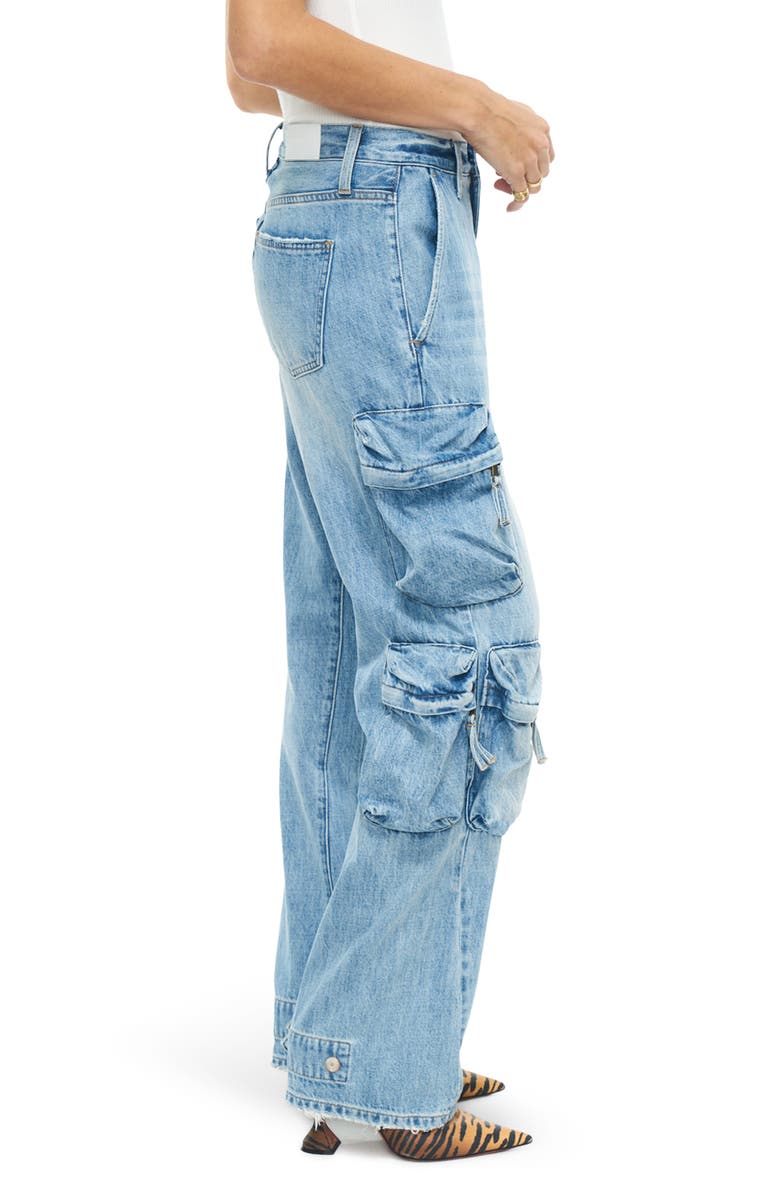 Pistola Bobbie Utility Ankle Cargo Jeans, Alternate, color,